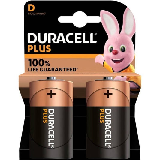 DURACELL - PLUS POWER 100 BATERIA ALKALICZNA D LR20 2 SZTUKI