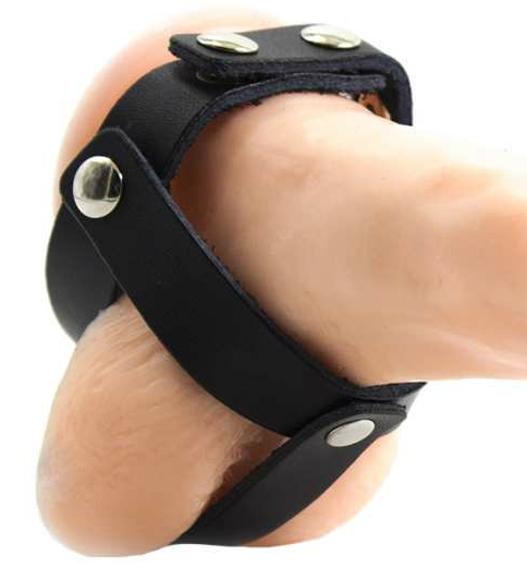 Klatka na kulę ze skóry fetyszowej Ohmama