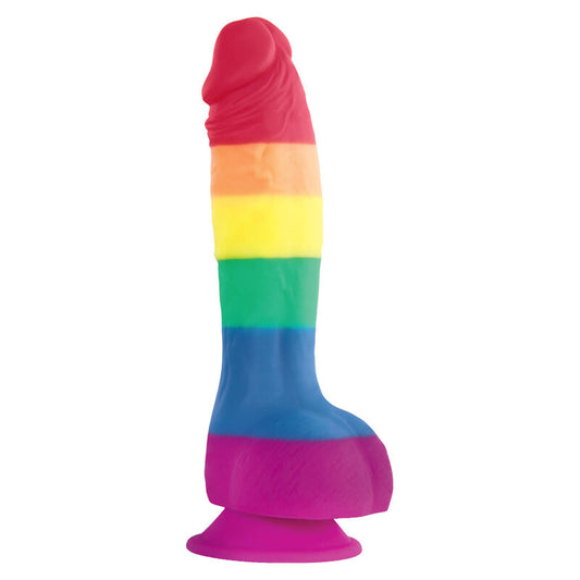 PRIDE - DILDO Z FLAGIĄ LGBT 15 CM