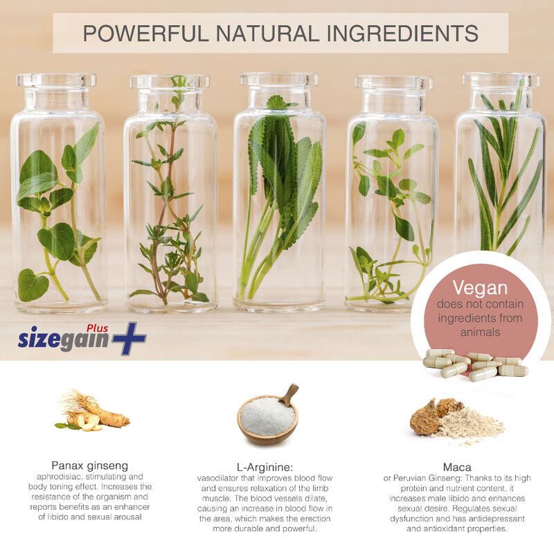 500 KOSMETYKÓW - TABLETKI SIZEGAIN PLUS NA POWIĘKSZENIE PENISA