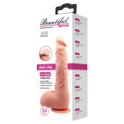BAILE - REALISTYCZNY DILDO JASON NATURAL 24 CM