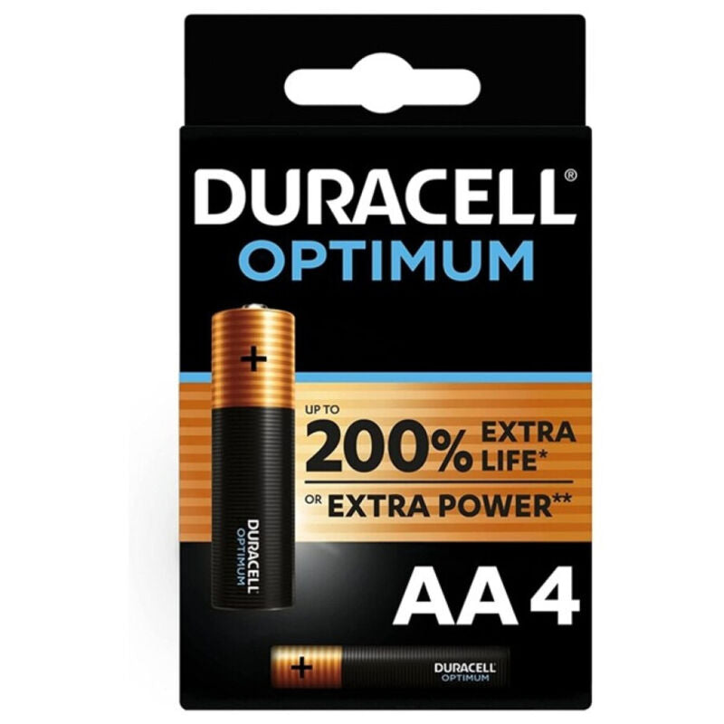 DURACELL - OPTIMUM 200 BATERIE ALKALICZNE AA LR6 4 SZTUKI