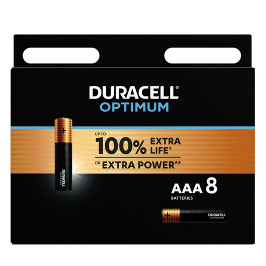 DURACELL - OPTIMUM BATERIA ALKALICZNA AAA LR03 8 SZTUK