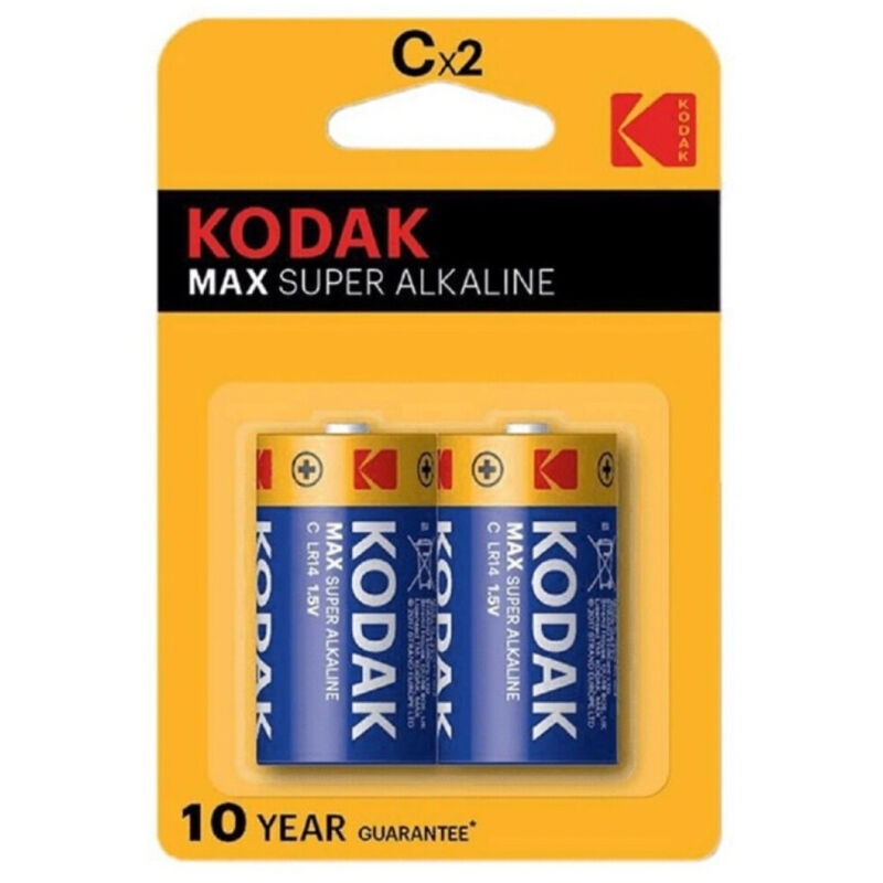 KODAK - MAX BATERIA ALKALICZNA C LR14 2 SZTUKI