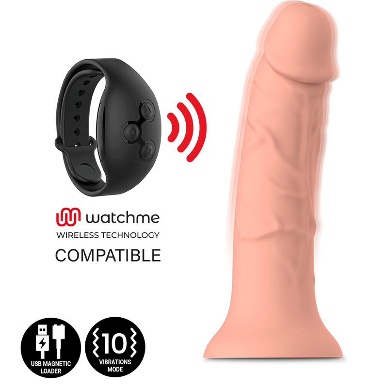 MYTHOLOGY - ASHER ORIGINAL DILDO S - WIBRATOR KOMPATYBILNY Z TECHNOLOGIĄ BEZPRZEWODOWĄ WATCHME