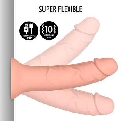 MYTHOLOGY - ASHER ORIGINAL DILDO S - WIBRATOR KOMPATYBILNY Z TECHNOLOGIĄ BEZPRZEWODOWĄ WATCHME