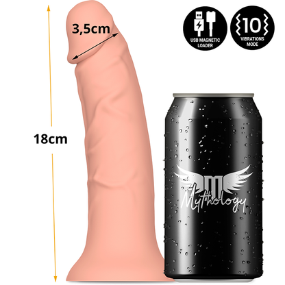 MYTHOLOGY - ASHER ORIGINAL DILDO S - WIBRATOR KOMPATYBILNY Z TECHNOLOGIĄ BEZPRZEWODOWĄ WATCHME