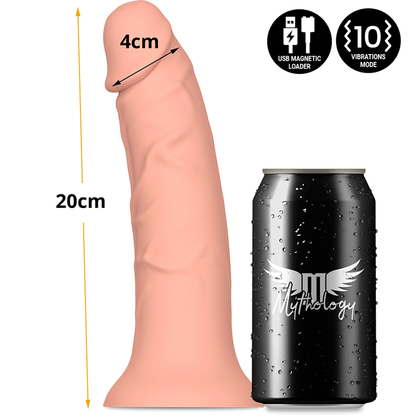 MYTHOLOGY - ASHER ORIGINAL DILDO M - WIBRATOR KOMPATYBILNY Z TECHNOLOGIĄ BEZPRZEWODOWĄ WATCHME