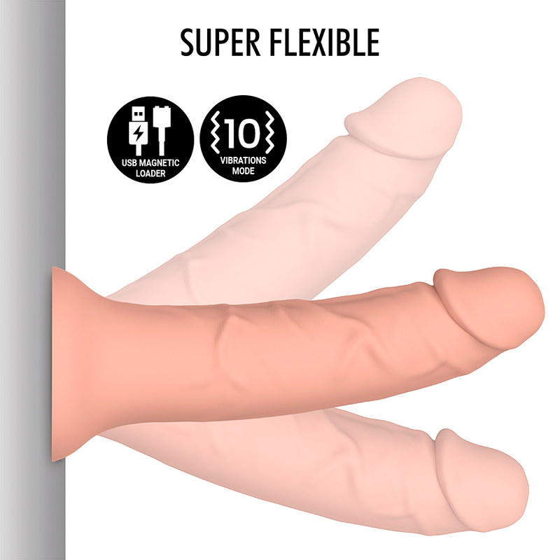 MYTHOLOGY - ASHER ORIGINAL DILDO M - WIBRATOR KOMPATYBILNY Z TECHNOLOGIĄ BEZPRZEWODOWĄ WATCHME