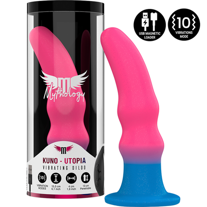 MYTHOLOGY - KUNO UTOPIA DILDO M - WIBRATOR KOMPATYBILNY Z TECHNOLOGIĄ BEZPRZEWODOWĄ WATCHME