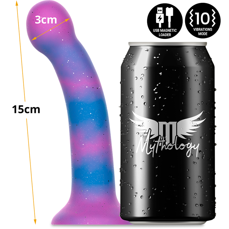MYTHOLOGY - DION GALACTIC DILDO S - WIBRATOR WATCHME KOMPATYBILNY Z TECHNOLOGIĄ BEZPRZEWODOWĄ