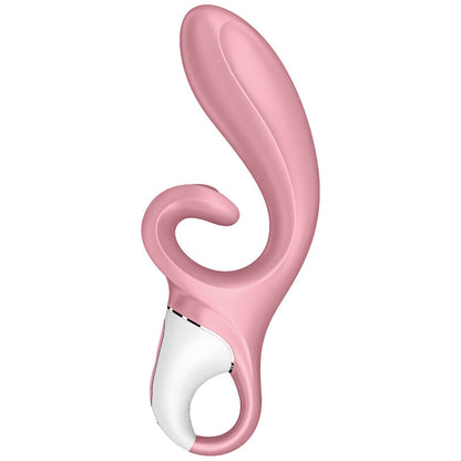 SATISFYER - APLIKACJA WIBRATORA HUG ME RABBIT RÓŻOWA