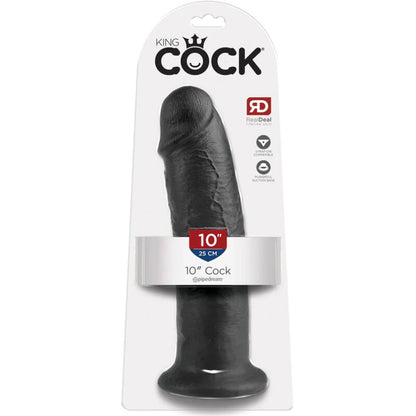 KING COCK - 10 DILDO CZARNY 25 CM