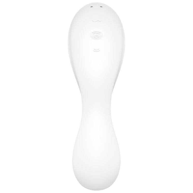 SATISFYER - CURVY TRINITY 5 STYMULATOR IMPULSÓW POWIETRZA I WIBRATOR APLIKACJA BIAŁY