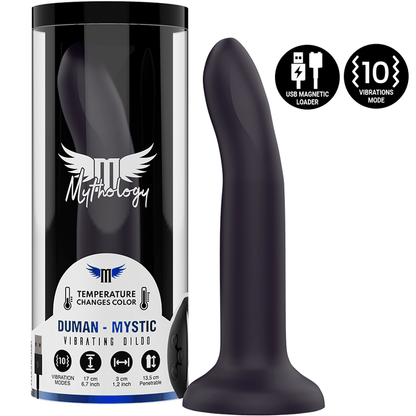 MYTHOLOGY - DUMAN MYSTIC DILDO M - WIBRATOR KOMPATYBILNY Z TECHNOLOGIĄ BEZPRZEWODOWĄ WATCHME