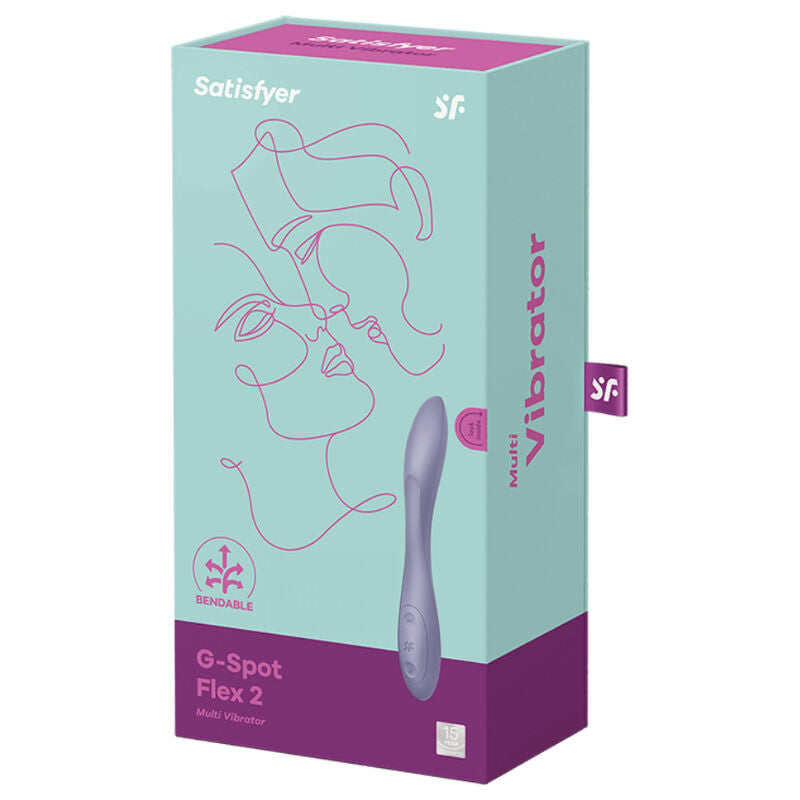 SATISFYER - G-SPOT FLEX 2 MULTI WIBRATOR FIOLETOWY