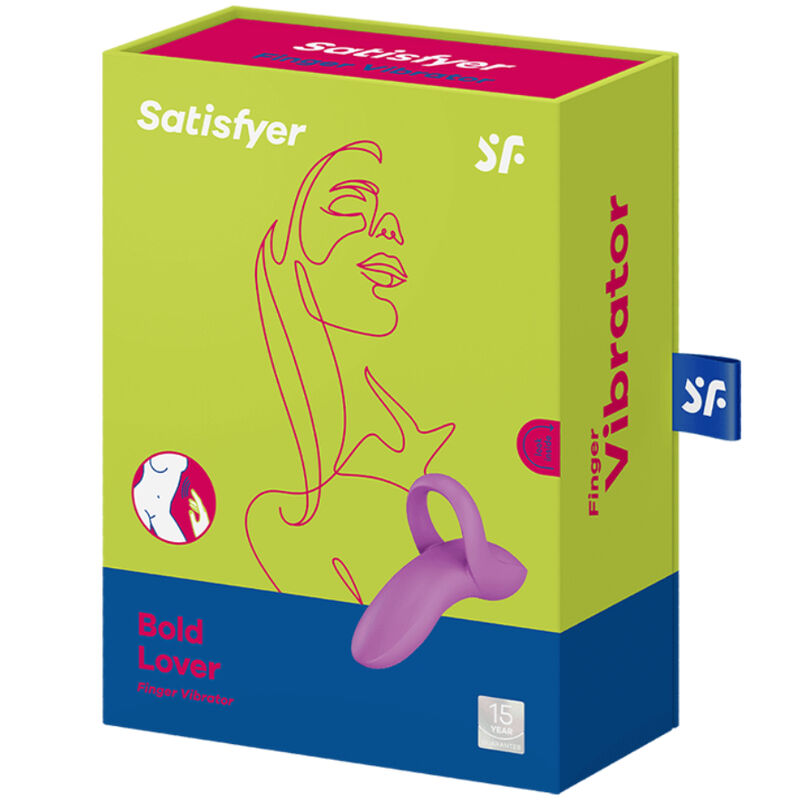 SATISFYER - BOLD LOVER FINGER WIBRATOR BIAŁY