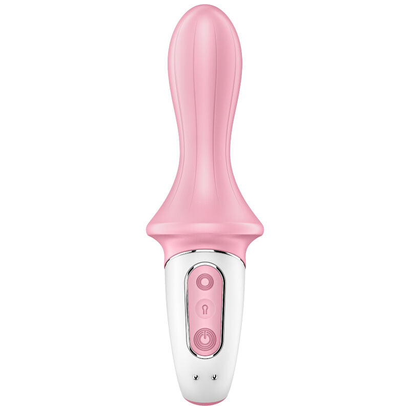 SATISFYER - POMPKA POWIETRZNA BOOTY 5+ NADMUCHIWANY WIBRATOR ANALNY RÓŻOWY