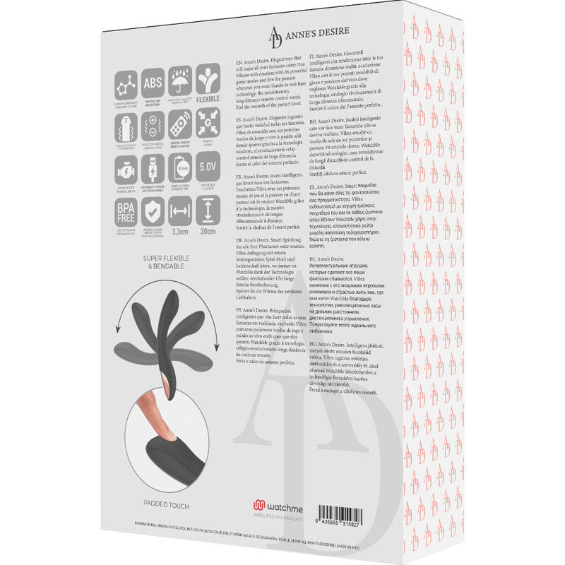 ANNE'S DESIRE - TECHNOLOGIA PILOTA CURVE A WATCHME CZARNO-ZŁOTY
