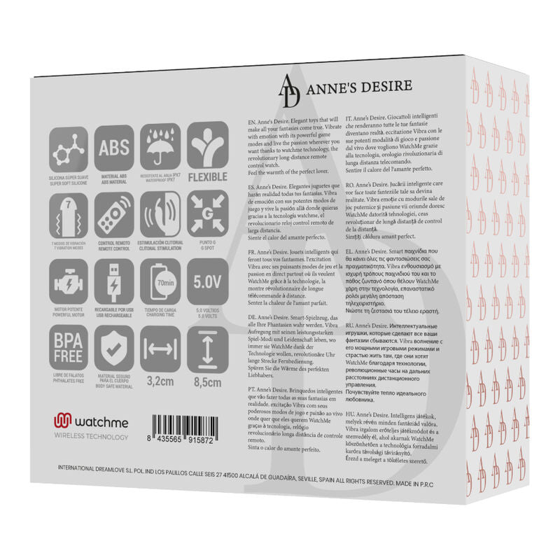 ANNE'S DESIRE - TECHNOLOGIA PODWÓJNEJ PRZYJEMNOŚCI W WATCHME BLACK