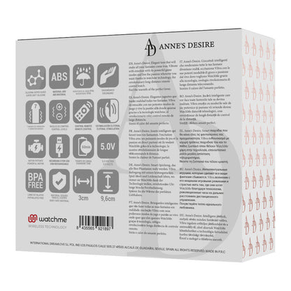 ANNE'S DESIRE - TECHNOLOGIA PRZYJEMNOŚCI MAJTEK A WATCHME CZARNO/ZŁOTO