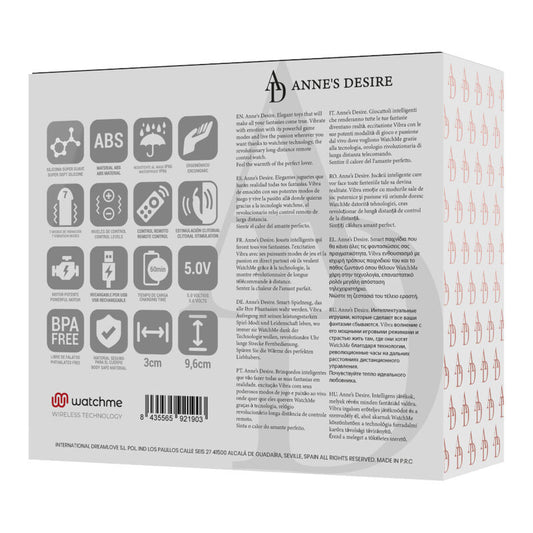 ANNE'S DESIRE - TECHNOLOGIA PRZYJEMNOŚCI MAJTEK A WATCHME BLACK