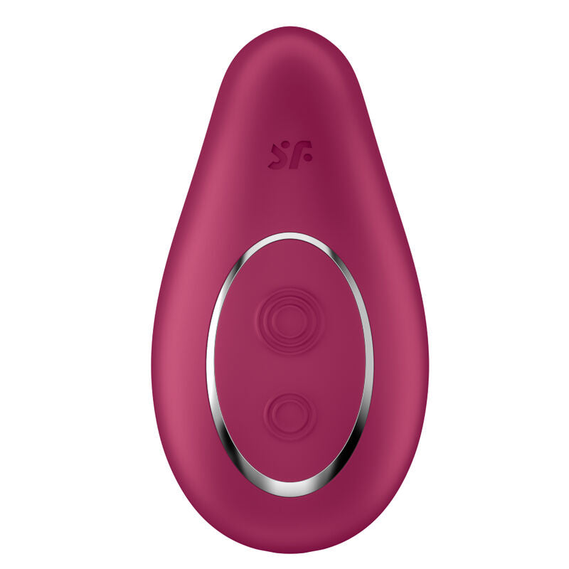 SATISFYER - WIBRATOR LAY-ON Z ZANURZANIEM, NIEBIESKI