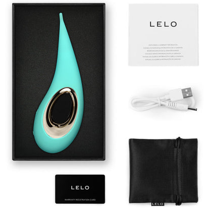 LELO - STYMULATOR ŁECHTACZKI DOT - AQUA GREEN
