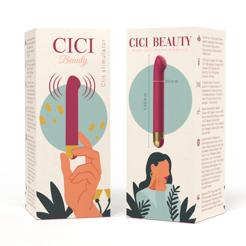 CICI BEAUTY - PREMIUM SILIKONOWY STYMULATOR ŁETWY