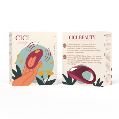 CICI BEAUTY - PREMIUM SILIKONOWY PIERŚCIEŃ WIBRACYJNY