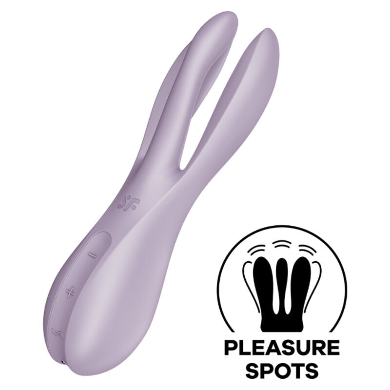 SATISFYER - WIBRATOR DLA TRÓJKI 2 CZARNY