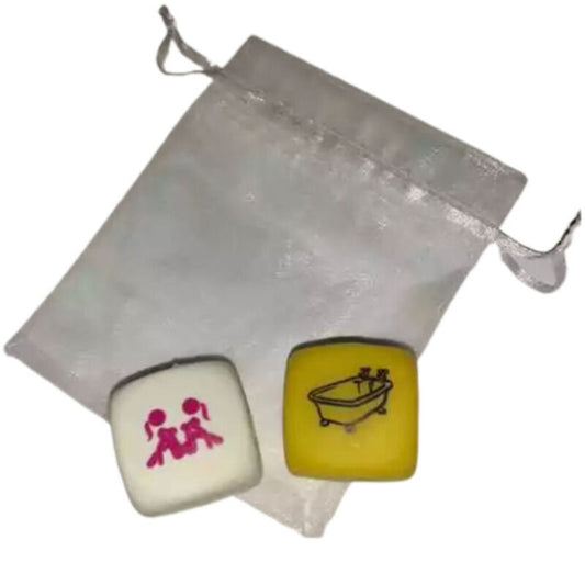 DIABLO PICANTE - ZESTAW 2 KOSTEK DO GRY KAMASUTRA DLA DZIEWCZYN POSTAWA + MIEJSCE