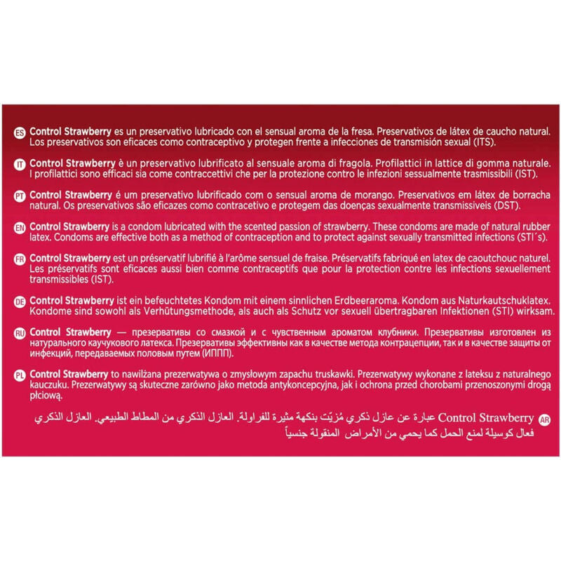 KONTROLA - PREZERWATYWY ADAPTA TRUSKAWKOWE 144 SZTUKI