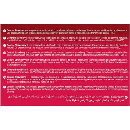 KONTROLA - PREZERWATYWY ADAPTA TRUSKAWKOWE 144 SZTUKI