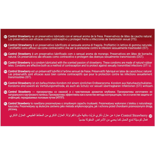 KONTROLA - PREZERWATYWY ADAPTA TRUSKAWKOWE 144 SZTUKI