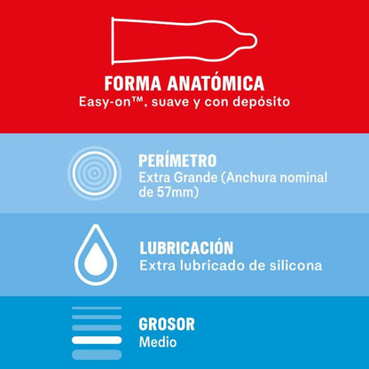 DUREX - SENSITIVE XL PREZERWATYWY 10 SZTUK