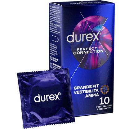 DUREX - PERFECT CONNECTION SILIKON EXTRA NAWILŻENIE 10 SZTUK