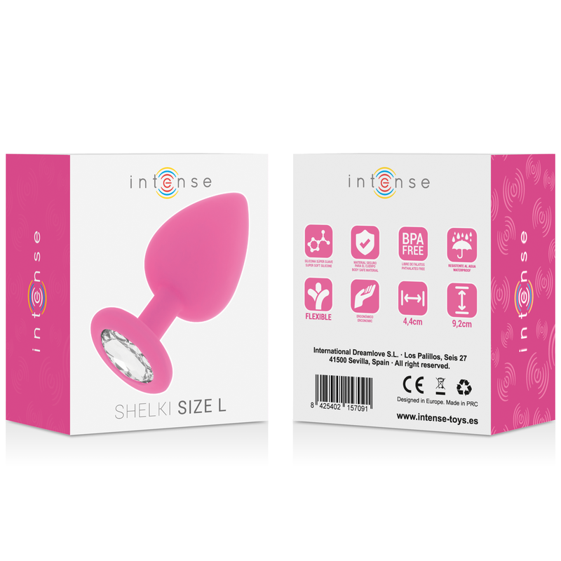 INTENSE - SHELKI L PLUG ANALNY FUCHSIA