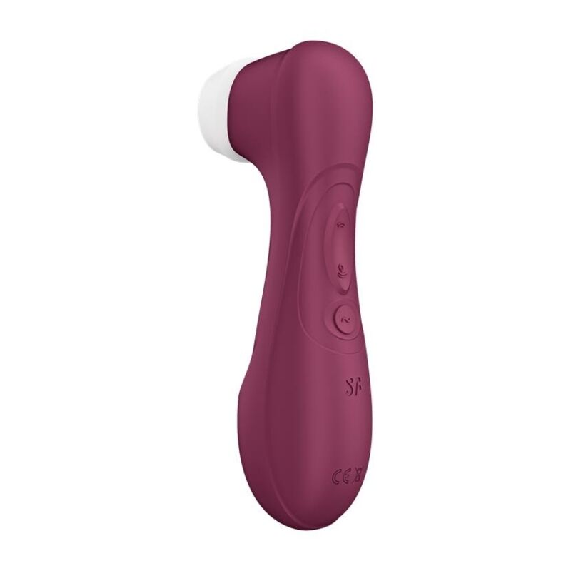 SATISFYER - PRO 2 GENERACJA 3 TECHNOLOGIA CIEKŁEGO POWIETRZA CZERWONE WINO