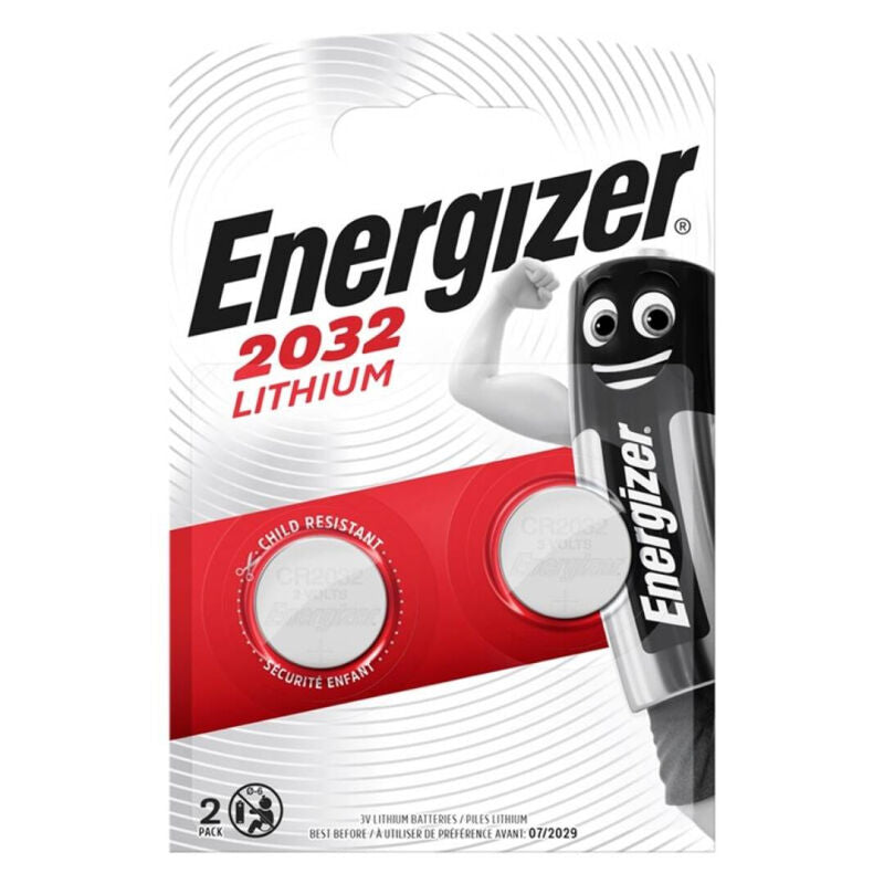ENERGIZER - BATERIA LITOWA CR2032 3V 2 SZTUKI PRZYCISKOWE