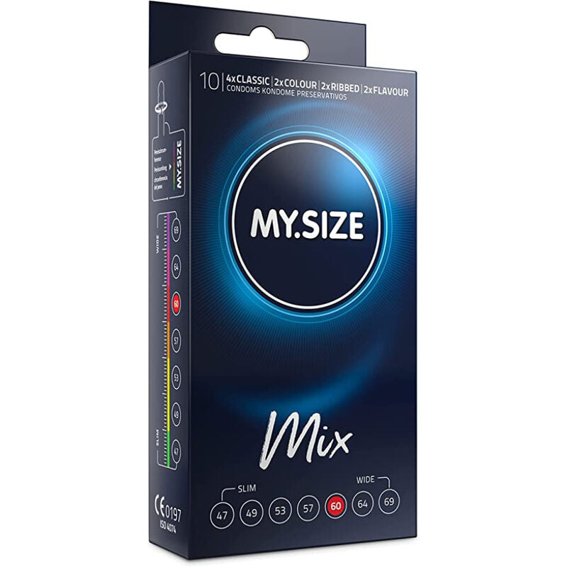 MY SIZE - PREZERWATYWY MIX 60 MM 10 SZTUK