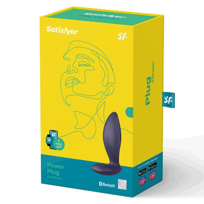 SATISFYER - WTYCZKA ZASILAJĄCA FIOLETOWA
