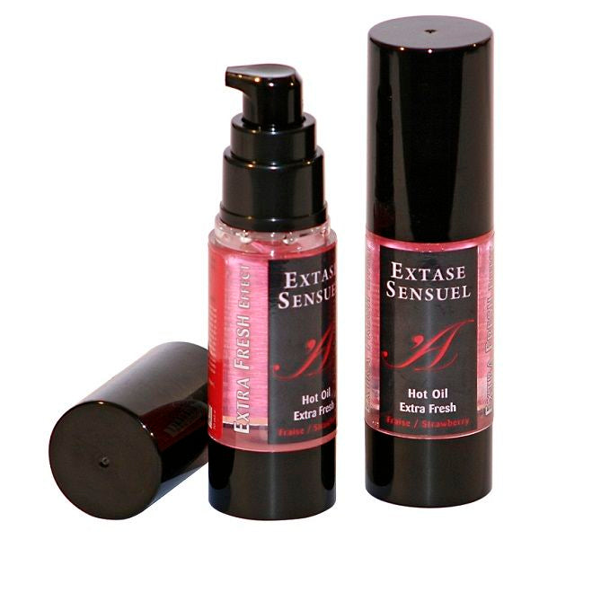 EXTASE SENSUAL - OLEJEK DO MASAŻU Z EFEKTEM ŚWIEŻEJ TRUSKAWKI 30 ML