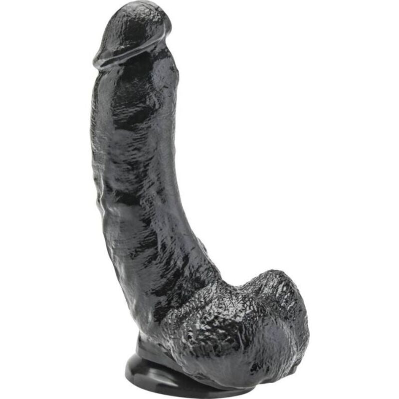 GET REAL - DILDO 20,5 CM Z JĄDRAMI CZARNY
