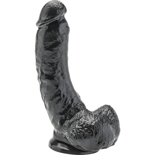 GET REAL - DILDO 20,5 CM Z JĄDRAMI CZARNY