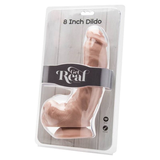 GET REAL - DILDO 20,5 CM Z JĄDRAMI