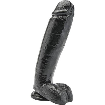 GET REAL - DILDO 25,5 CM Z JĄDRAMI CZARNY