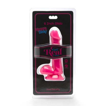 GET REAL - HAPPY DICKS DILDO 12 CM JĄDRA RÓŻOWE