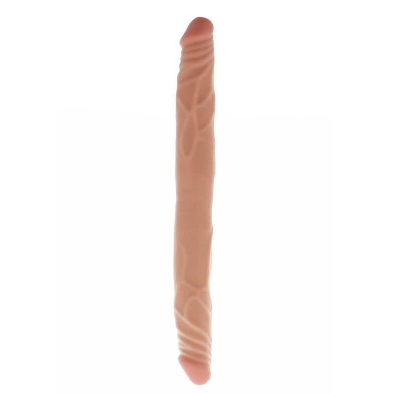 GET REAL - PODWÓJNY DONG 35 CM SKÓRKA