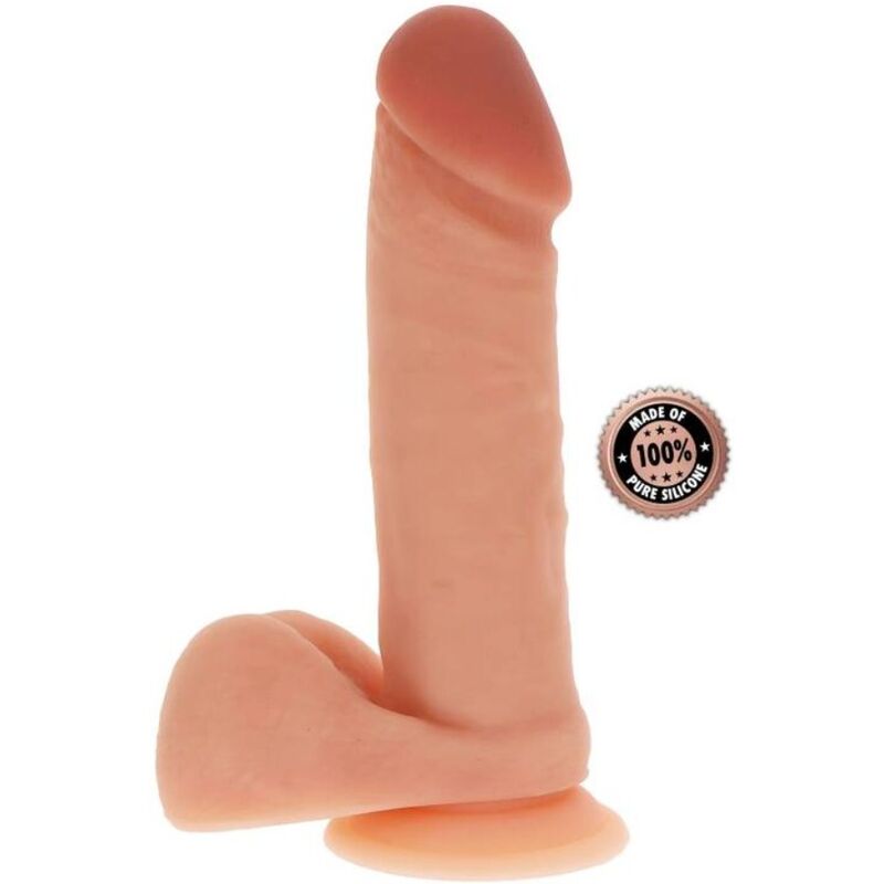 GET REAL - SILIKONOWY DILDO 20,5 CM Z KULKAMI